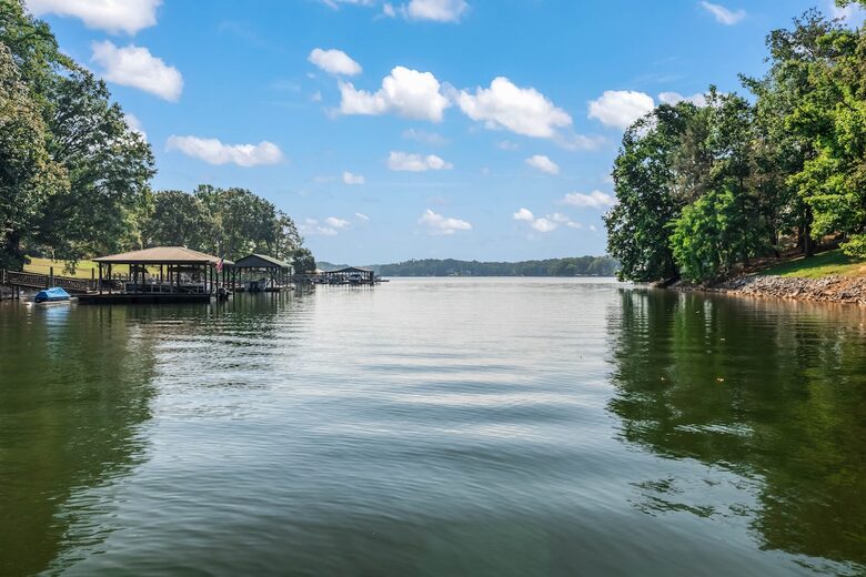 Expansive Lakefront Retreat with Private Beach and Dock - Mooresville, North Carolina