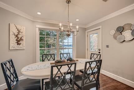 Expansive Lakefront Retreat with Private Beach and Dock - Mooresville, North Carolina