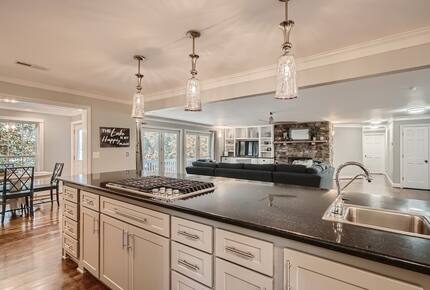 Expansive Lakefront Retreat with Private Beach and Dock - Mooresville, North Carolina