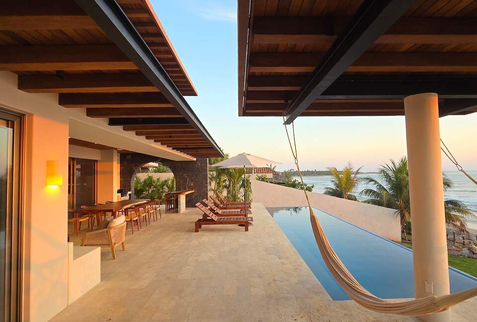 Surfside Elegance on Playa La Saladita - La Saladita, Mexico