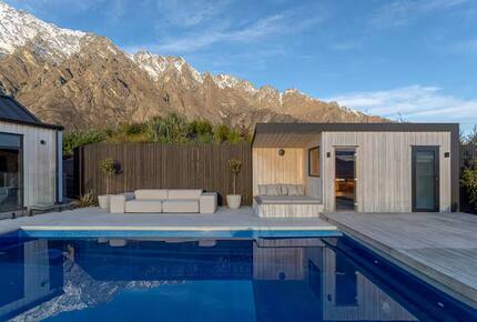 Designer Home with Pool, Sauna & Panoramic Views - Queenstown, New Zealand