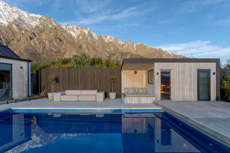 Designer Home with Pool, Sauna & Panoramic Views - Queenstown, New Zealand
