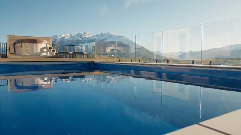 Designer Home with Pool, Sauna & Panoramic Views - Queenstown, New Zealand