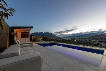 Designer Home with Pool, Sauna & Panoramic Views - Queenstown, New Zealand