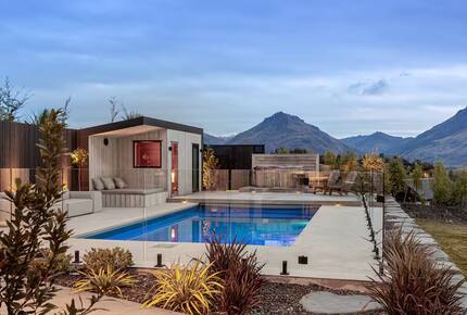 Designer Home with Pool, Sauna & Panoramic Views - Queenstown, New Zealand