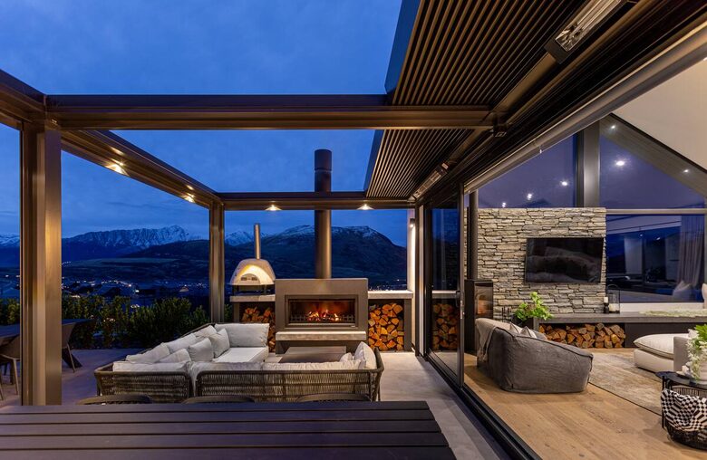 Designer Home with Pool, Sauna & Panoramic Views - Queenstown, New Zealand
