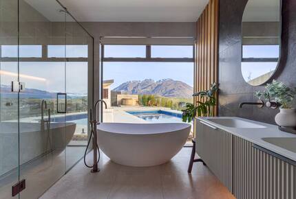 Designer Home with Pool, Sauna & Panoramic Views - Queenstown, New Zealand