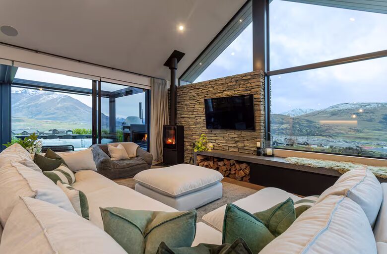 Designer Home with Pool, Sauna & Panoramic Views - Queenstown, New Zealand