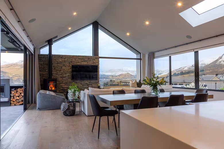 Designer Home with Pool, Sauna & Panoramic Views - Queenstown, New Zealand