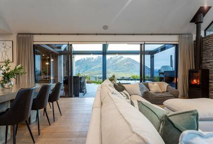 Designer Home with Pool, Sauna & Panoramic Views - Queenstown, New Zealand