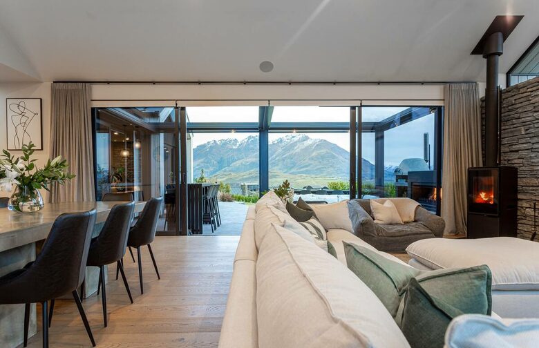Designer Home with Pool, Sauna & Panoramic Views - Queenstown, New Zealand
