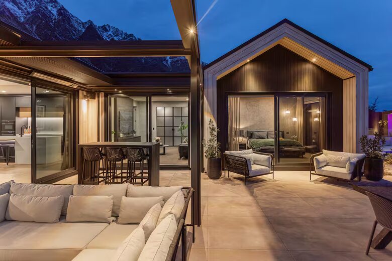 Designer Home with Pool, Sauna & Panoramic Views - Queenstown, New Zealand