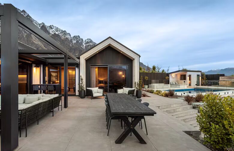 Designer Home with Pool, Sauna & Panoramic Views - Queenstown, New Zealand