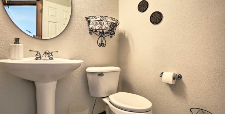 half bathroom- main level