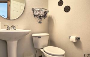 half bathroom- main level