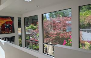 Garden view from upstairs family room