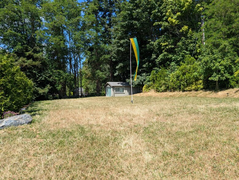 Back field looking north