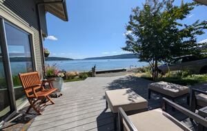 View of the water from the front deck