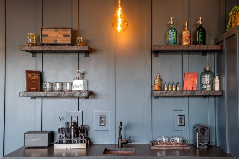 Teton lounge - the modern speakeasy with Teton range views