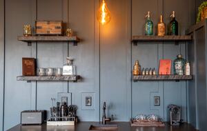 Teton lounge - the modern speakeasy with Teton range views