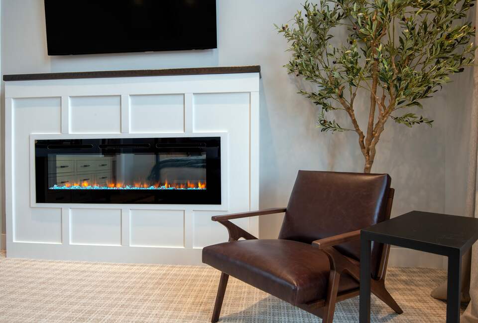 The "Grand" master suite private seating area