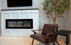 The "Grand" master suite private seating area