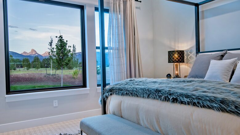 The "Grand" master suite and private 3 peaks view of the Tetons