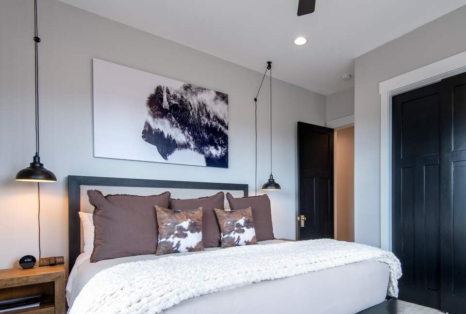 Tatanka Suite with Luxury King Bed and high end furnishings