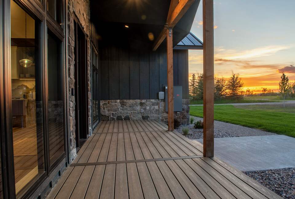 Epic sunsets from the deck