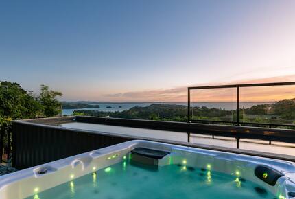Sunsets & Sea Breezes Above Palm Beach - Waiheke Island, New Zealand