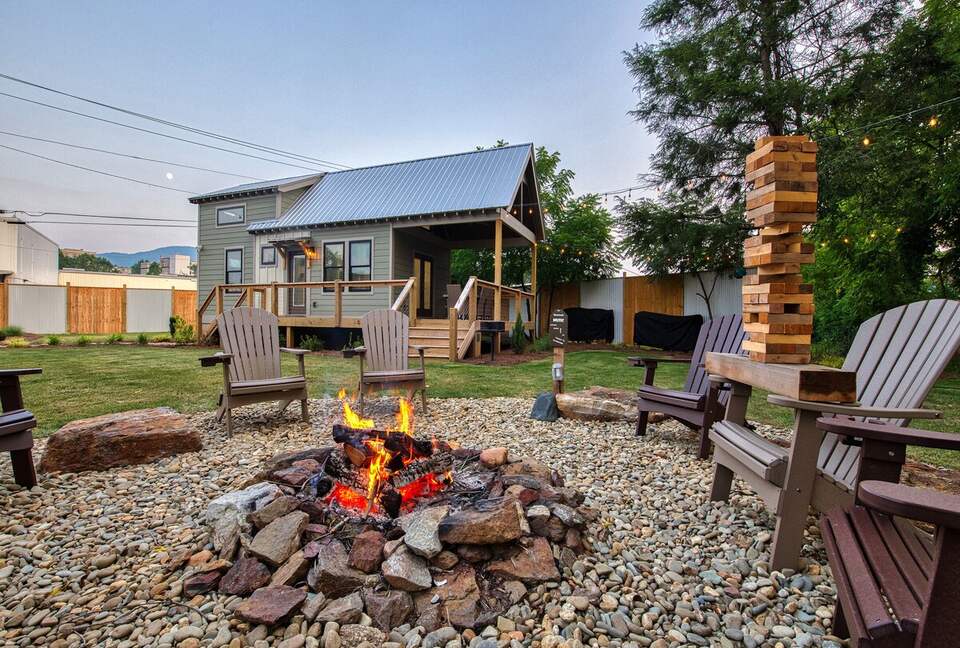 Designer 3 Tiny Home Compound on the River - Waynesville, North Carolina
