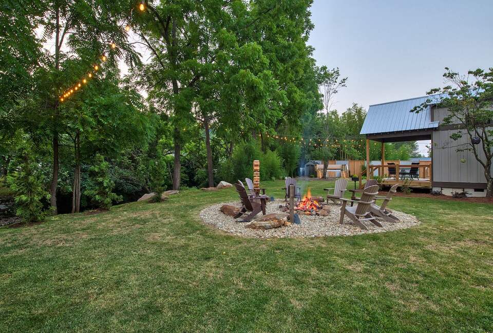 Designer 3 Tiny Home Compound on the River - Waynesville, North Carolina