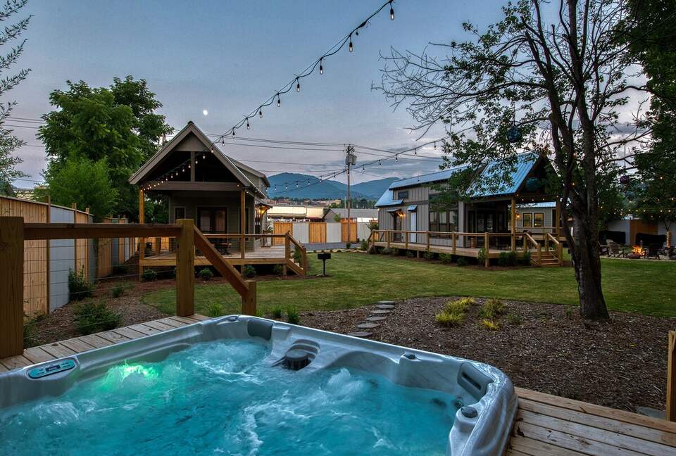 Designer 3 Tiny Home Compound on the River - Waynesville, North Carolina