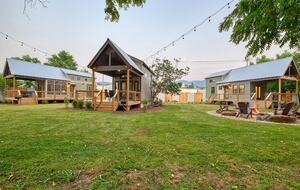 Designer Tiny Home Compound on the River - Waynesville, North Carolina