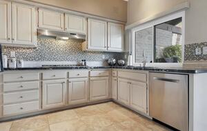 Tranquil Desert Escape with Greenery & Water Views - Palm Desert, California