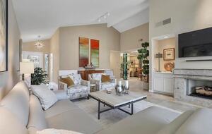 Tranquil Desert Escape with Greenery & Water Views - Palm Desert, California