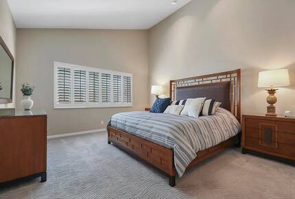 Tranquil Desert Escape with Greenery & Water Views - Palm Desert, California