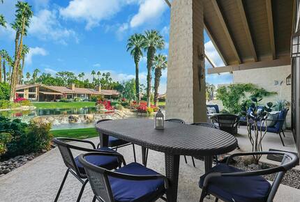 Tranquil Desert Escape with Greenery & Water Views - Palm Desert, California