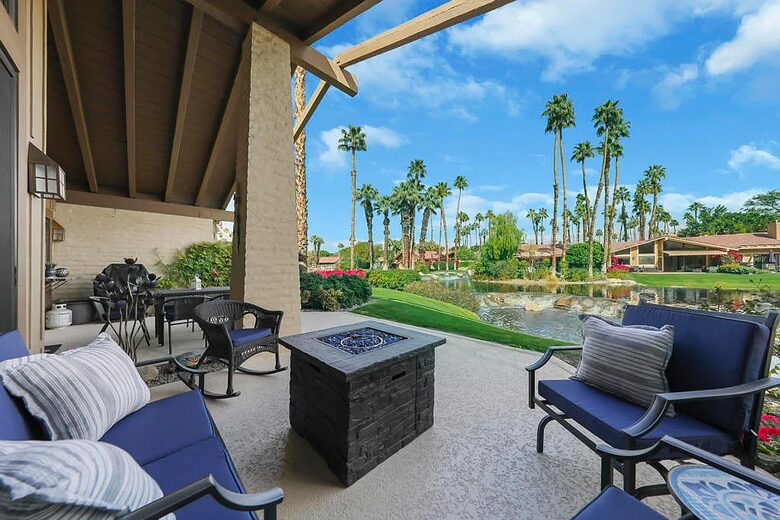 Tranquil Desert Escape with Greenery & Water Views - Palm Desert, California