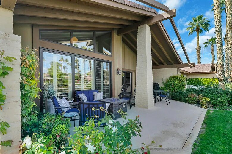 Tranquil Desert Escape with Greenery & Water Views - Palm Desert, California