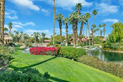 Tranquil Desert Escape with Greenery & Water Views - Palm Desert, California