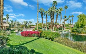 Tranquil Desert Escape with Greenery & Water Views - Palm Desert, California