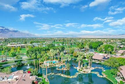 Tranquil Desert Escape with Greenery & Water Views - Palm Desert, California
