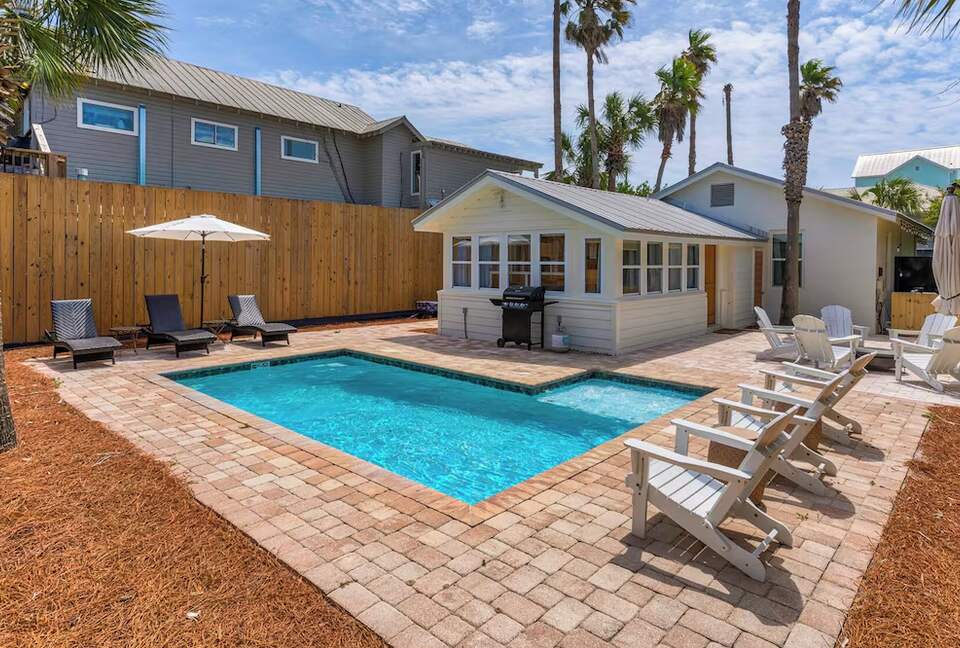 Classic 30A Escape with Private Pool & Yard - Santa Rosa Beach, Florida
