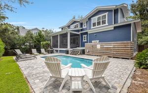 Deja Blue-6BR w Pool Hot Tub-Steps To Beach - Hilton Head Island, South Carolina