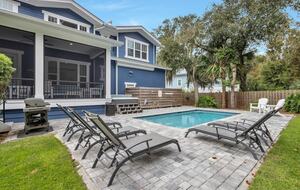 Deja Blue-6BR w Pool Hot Tub-Steps To Beach - Hilton Head Island, South Carolina