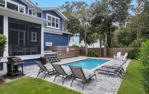 Deja Blue-6BR w Pool Hot Tub-Steps To Beach - Hilton Head Island, South Carolina