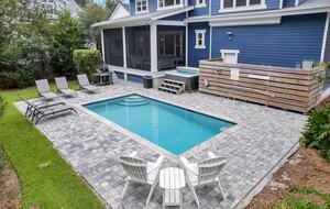Deja Blue-6BR w Pool Hot Tub-Steps To Beach - Hilton Head Island, South Carolina