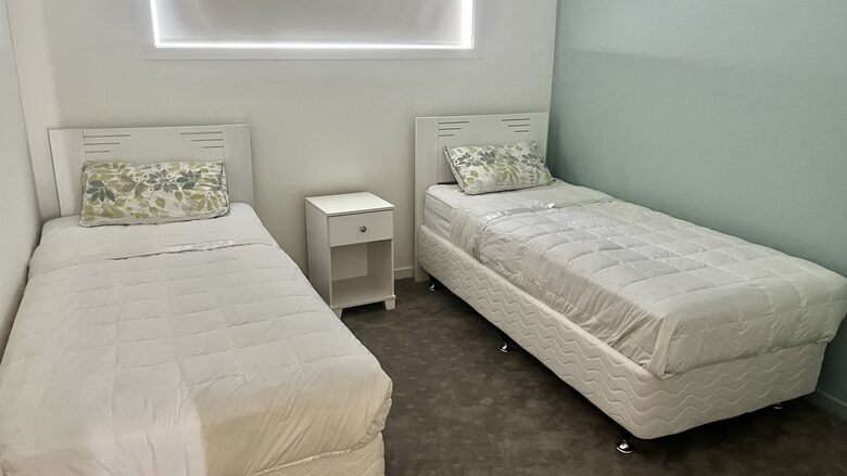 Downstairs king singles