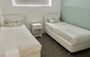 Downstairs king singles